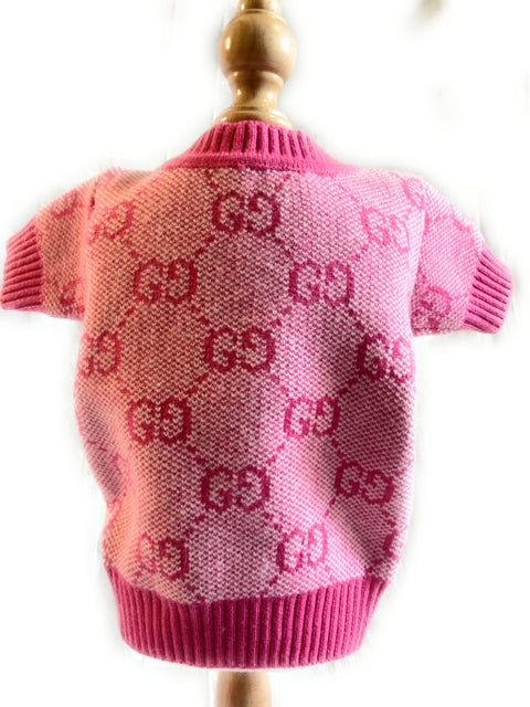 Pink Guchi Cardigan