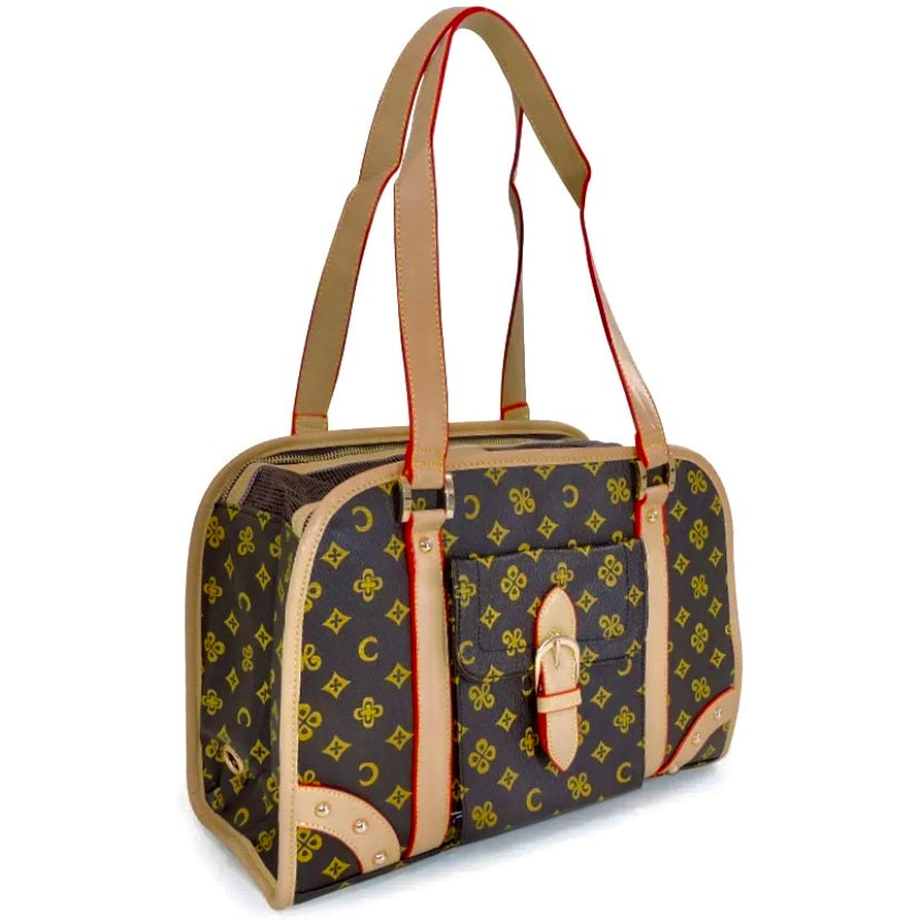 Chowis Vuitton Pet Carrier