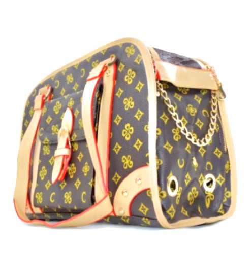 Chowis Vuitton Pet Carrier