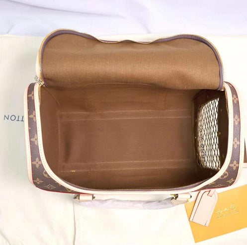 Chowis Vuitton Luxury Pet Carrier