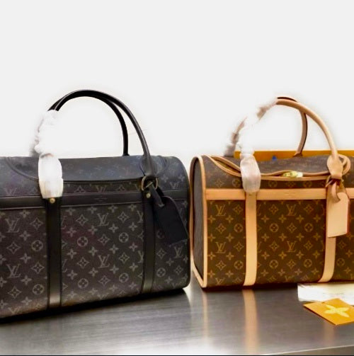 Chowis Vuitton Luxury Pet Carrier